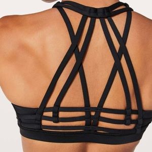 EUC Lululemon Slide with Me Bra in black, sz 4